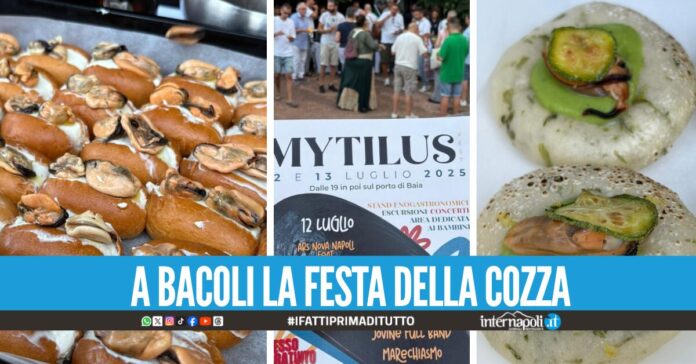 A Bacoli si terrà la festa della cozza due giorni di buon cibo e musica al porto di Baia