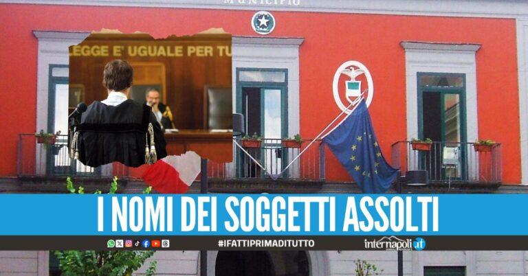 A processo per falso e omessa denuncia, 3 clamorose assoluzioni a Casandrino