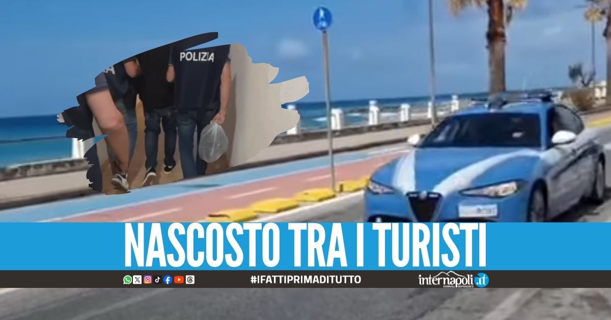 Affiliato al clan Mazzarella catturato a Scalea, era in villeggiatura
