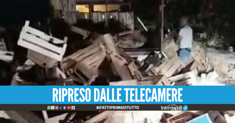 Agricoltore di Marano beccato a sversare cassette in strada a Qualiano: denunciato