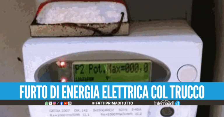 Allaccio abusivo alla rete elettrica, nei guai commerciante a Secondigliano