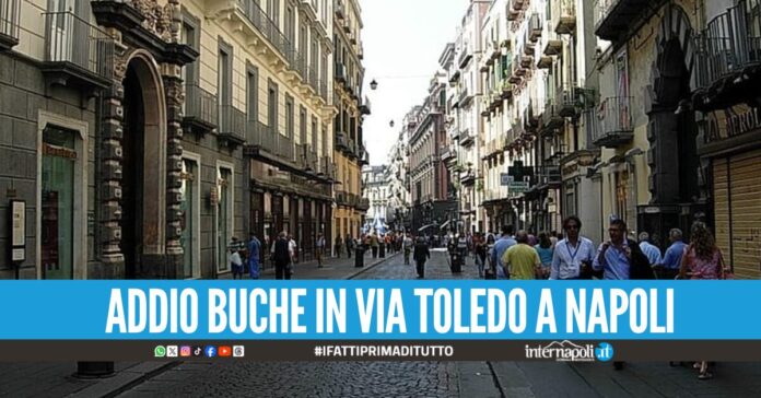 Via Toledo si rifà il look, stanziati 3 mln di euro per rifare la strada con la pietra lavica