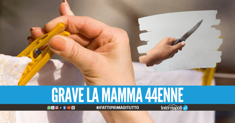 Choc nel Casertano, lite per il bucato finisce nel sangue: accoltellate mamma e figlia