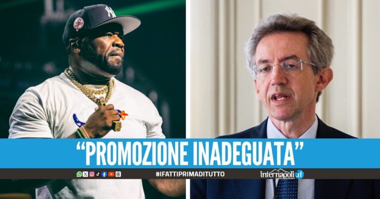 Concerto di 50 Cent a Napoli annullato, Manfredi: "Non venduti i biglietti attesi"