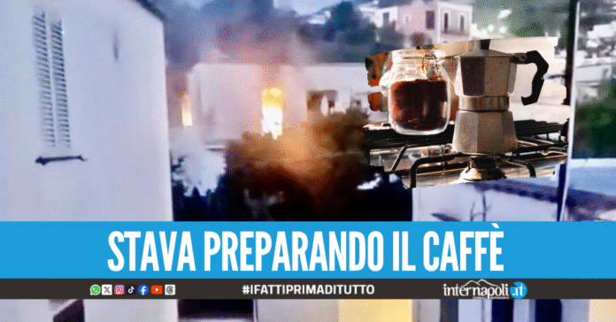 Esplosione dopo la fuga di gas in casa a Ischia, ferito un anziano