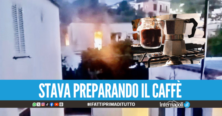 Esplosione dopo la fuga di gas in casa a Ischia, ferito un anziano