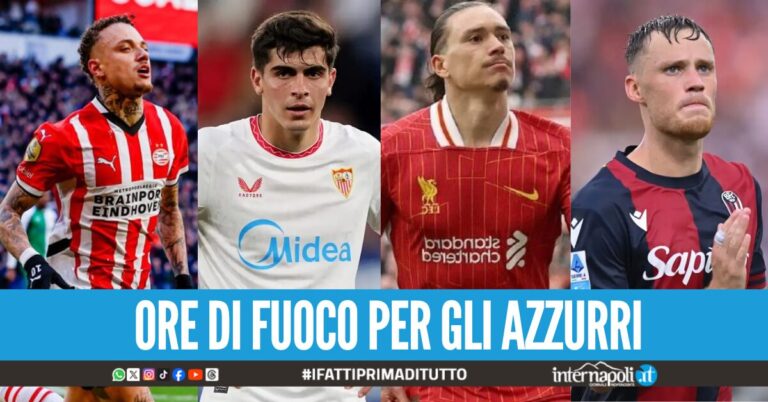 Si infiamma il calciomercato del Napoli, 2 giocatori vicini alla firma