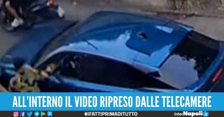 Rapina a Napoli, il raid immortalato dalle telecamere