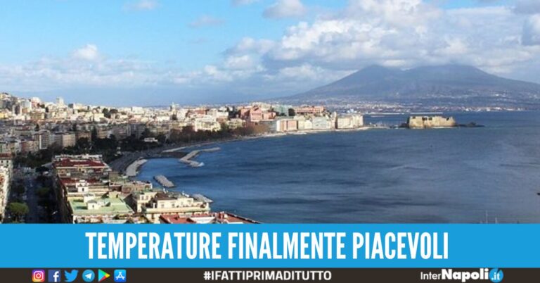 Meteo Napoli, torna il bel tempo ma non il caldo non fa più paura