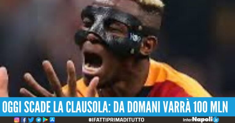 Clamoroso, il Napoli ha rifiutato offerta di 75 mln dal Galatasaray per Osimhen