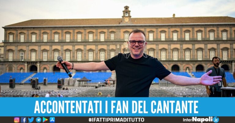 Gigi D’Alessio a settembre in concerto a piazza Plebiscito: aggiunte altre 2 date