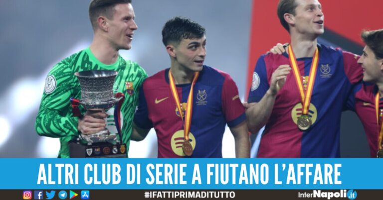 Il Napoli punta un big in uscita dal Barcellona, ma c’è concorrenza