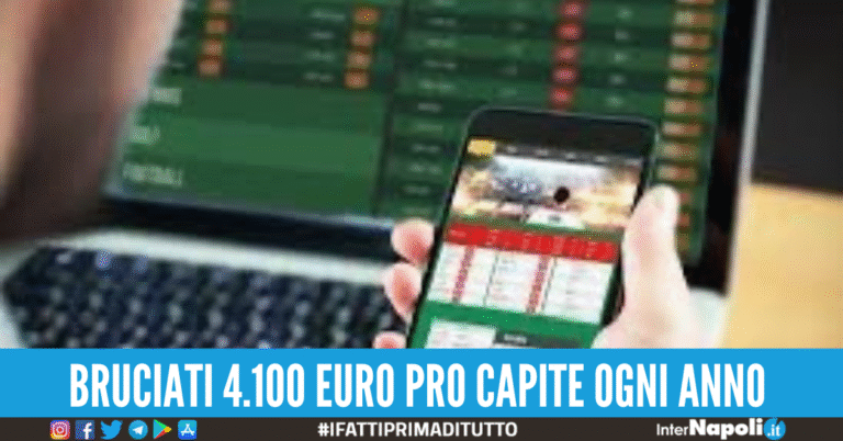 Allarme gioco d’azzardo, c’è una città in provincia di Napoli che batte tutti
