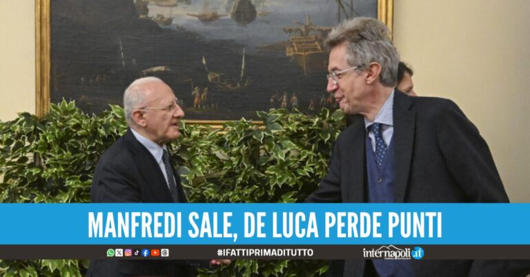 Manfredi è terzo, De Luca solo settimo