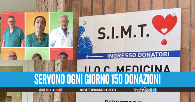 "Senza sangue non si cura", il Cardarelli lancia campagna per donazione di sangue