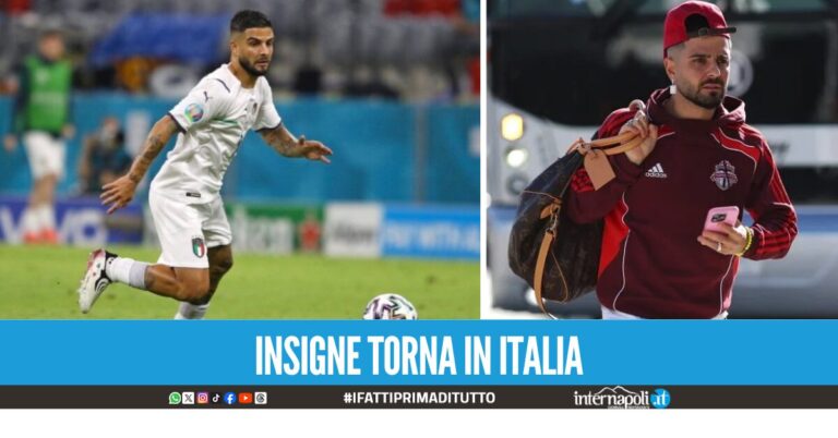 Insigne rientra in Italia: “Il mio sogno è giocare il mondiale”