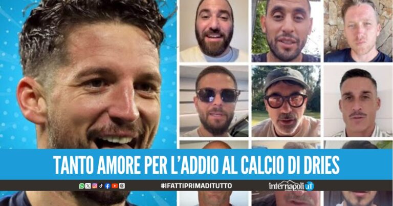 Da Higuain ad Hamsik da Zola a Careca: tanti videomessaggi per Mertens