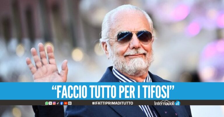 De Laurentiis: "Farei di tutto per i tifosi"