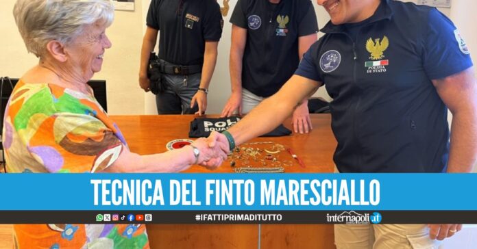 Scappa via con i gioielli dell'anziana, preso truffatore di Napoli