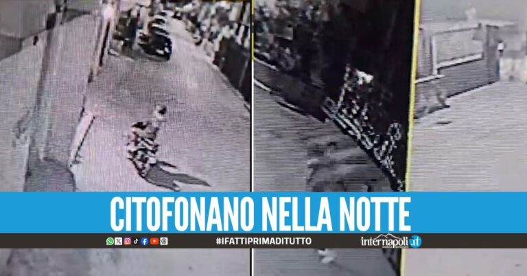 Lanciano sassi contro le finestre a Melito, filmati 2 giovani in scooter