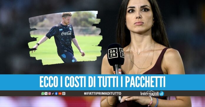 Sale la febbre azzurra, Dazn pubblica i costi degli abbonamenti