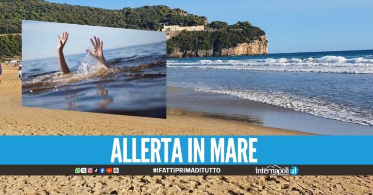 Paura sulla spiaggia di Gaeta, coppia di Aversa rischia di annegare