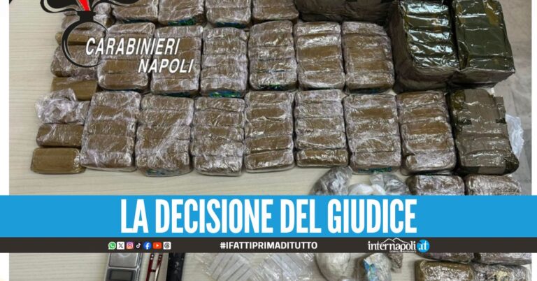 Beccata con 20 kg di droga, assolta la casalinga di Acerra