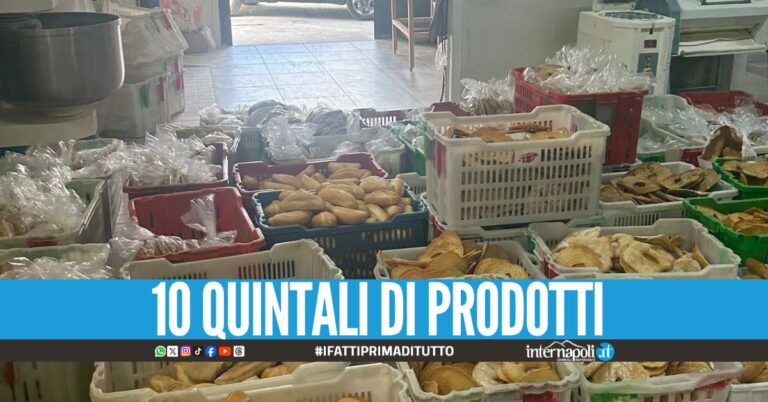 Forni da 'incubo' nell'Agro Aversano, sequestrati freselle e pane
