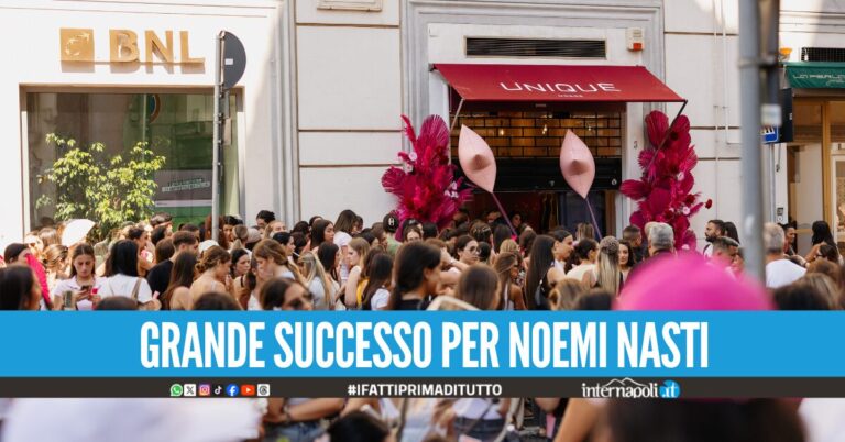 Folla a Napoli per l’apertura del primo pop un store Uniquedress di Noemi Nasti