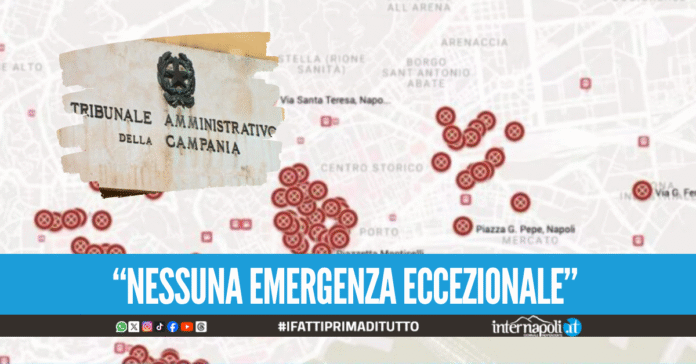A Napoli non ci saranno più zone rosse, il Tar della Campania annulla la proroga