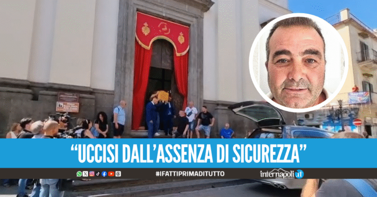 Dolore per Ciro Pierro a Calvizzano Non si può morire per lavorare