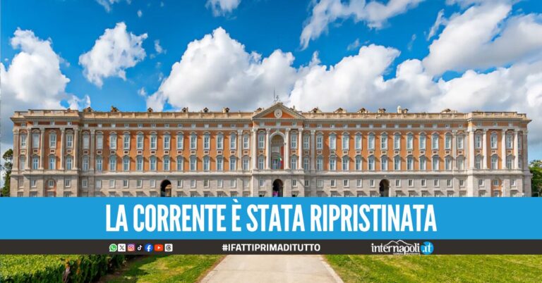 Emergenza caldo, la Reggia di Caserta chiude per un "grave guasto elettrico"