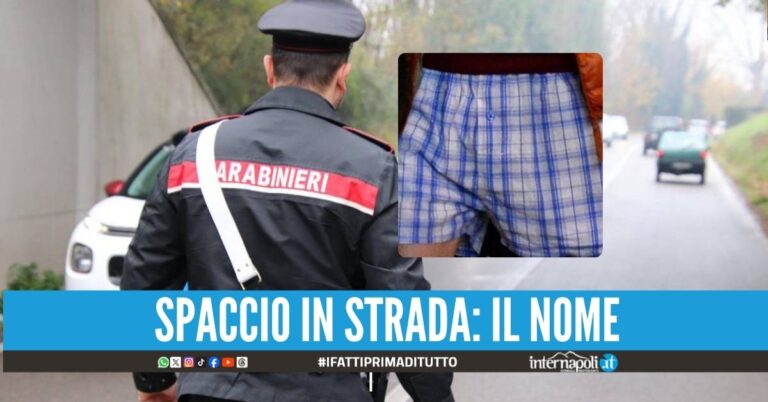 Hashish nascosto nelle mutande, 28enne arrestato nel Napoletano