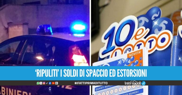 I clan di Caivano riciclavano i soldi col 10eLotto e le 'bollette': 7 arresti