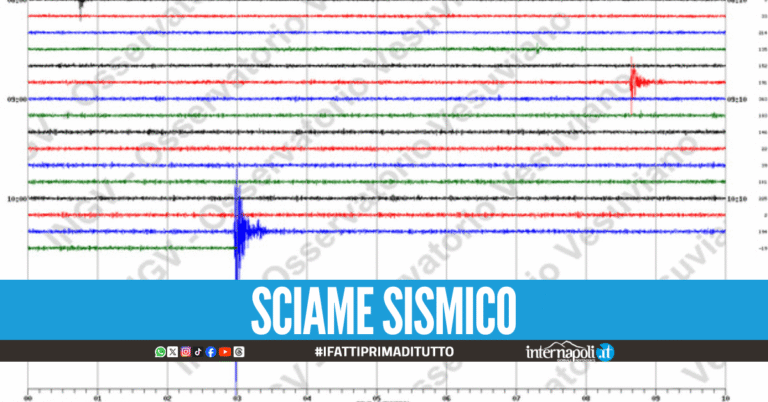 Lieve sciame sismico in corso ai Campi Flegrei, la scossa più forte magnitudo 1.7