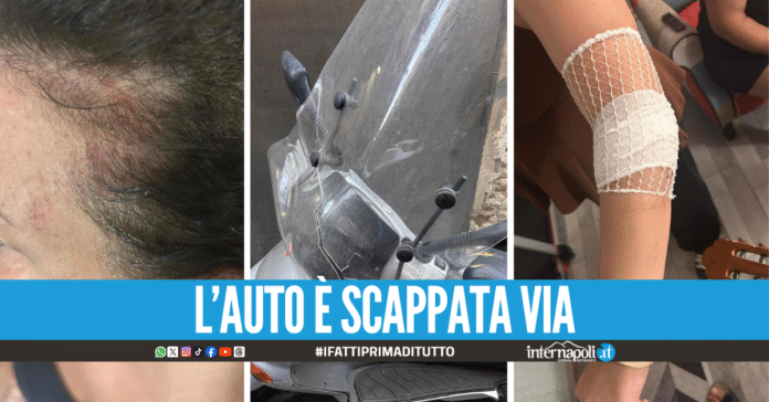 Madre e figlia in scooter investite a Napoli, è caccia al pirata della strada
