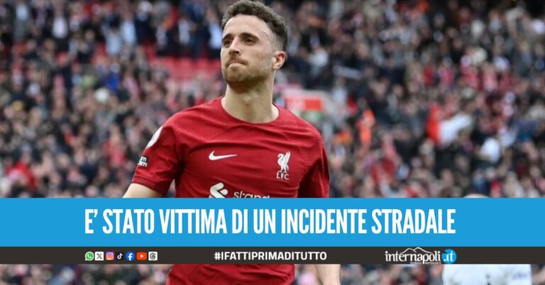 Gravissimo lutto nel mondo del calcio, è morto l'attaccante del Liverpool Diogo Jota