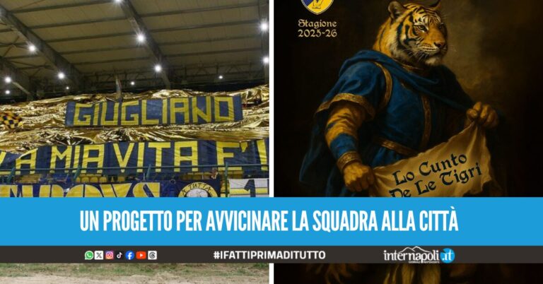 "Lo Cunto de le Tigri": la nuova stagione del Giugliano tra calcio, territorio e cultura
