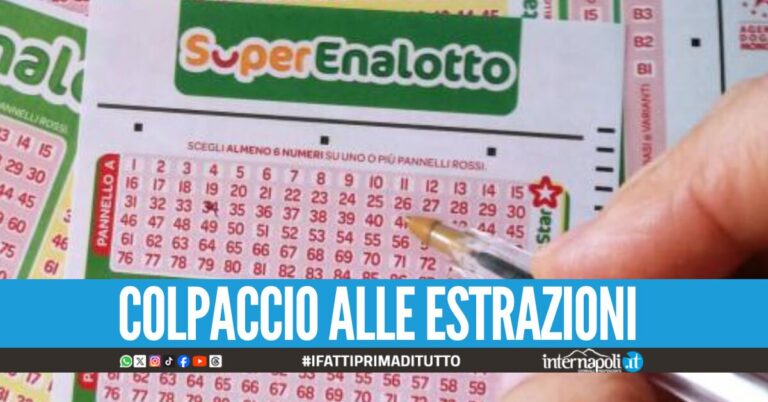 Vincita pazzesca al SuperEnalotto a Frattamaggiore, centrato un "5 Stella" da oltre 400mila euro