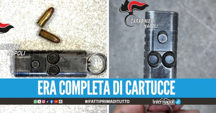 Sorpreso con una pistola portachiavi funzionante, arrestato 50enne a Villaricca
