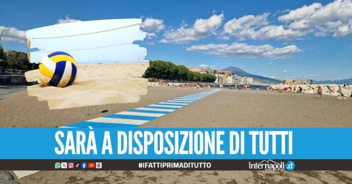 Il Lido Mappatella avrà il suo campo da beach volley, il Comune di Napoli accetta la donazione