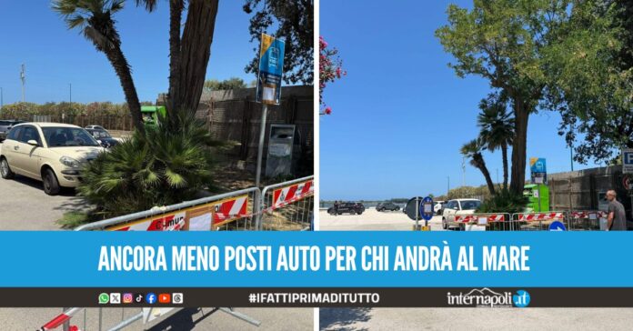 Il parcheggio comunale del Fusaro a Bacoli è abusivo, scatta il sequestro