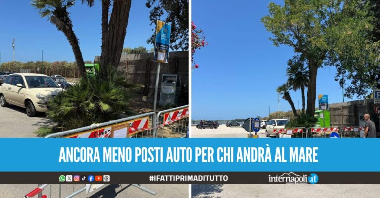 Il parcheggio comunale del Fusaro a Bacoli è abusivo, scatta il sequestro