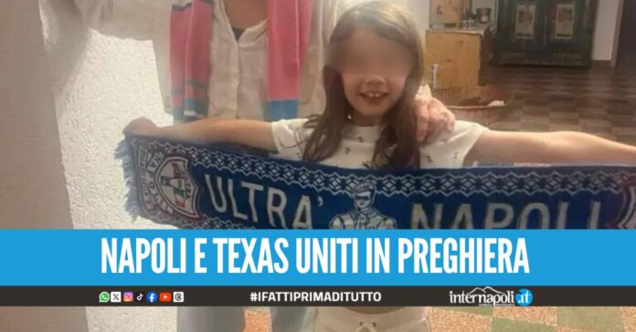 Napoli prega per Virginia, la piccola tifosa azzurra è dispersa dopo l'alluvione in Texas