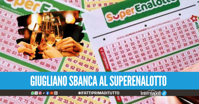Giugliano fa festa dopo le estrazioni del SuperEnalotto, centrato un 