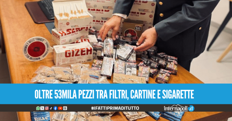 Articoli da fumo in vendita senza autorizzazione, maxi sequestro della Finanza a Benevento