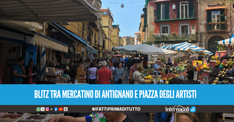 Controlli tra le bancarelle al Vomero, sequestrati 150 kg di frutta e verdura "abusive"