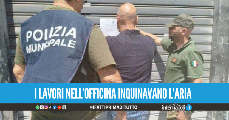 Sequestrata carrozzeria a Poggioreale: era abusiva e aveva dipendenti a nero