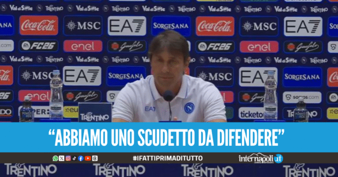Conte apre la nuova stagione del Napoli: "Per me non cambia niente, ricostruire per essere ancora più forti"