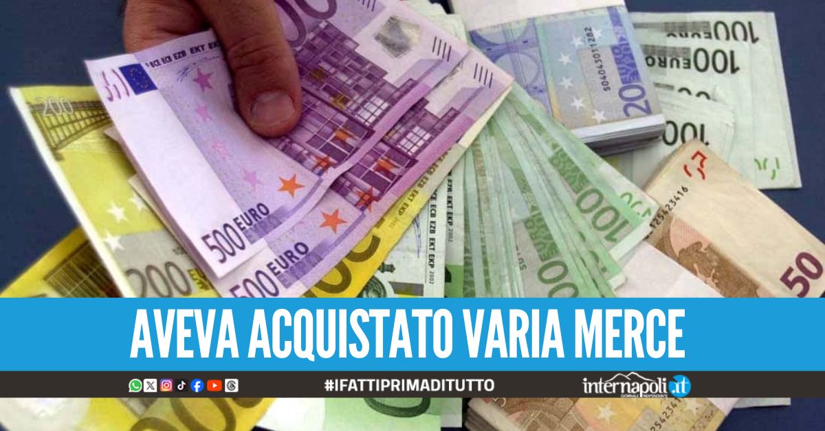 Beccato a fare shopping con banconote false, arrestato 39enne a Monte di Procida